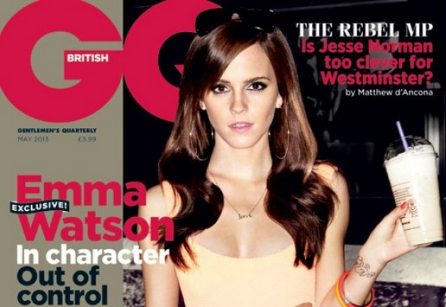 Emma Watson: "O álbum 'Femme Fatale' inspirou-me" Emma-watson-gq